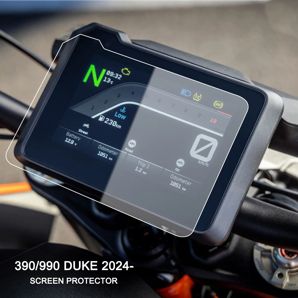 

Для 390 Duke 990 Duke 2024-новые аксессуары для мотоциклов, защита от царапин, фотопленка для приборной панели