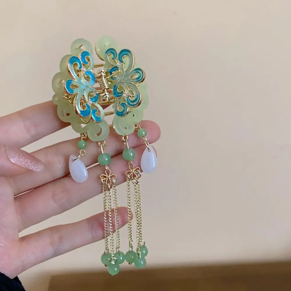 Свежие кисточки заколка для волос в форме бабочки маленькая китайском стиле