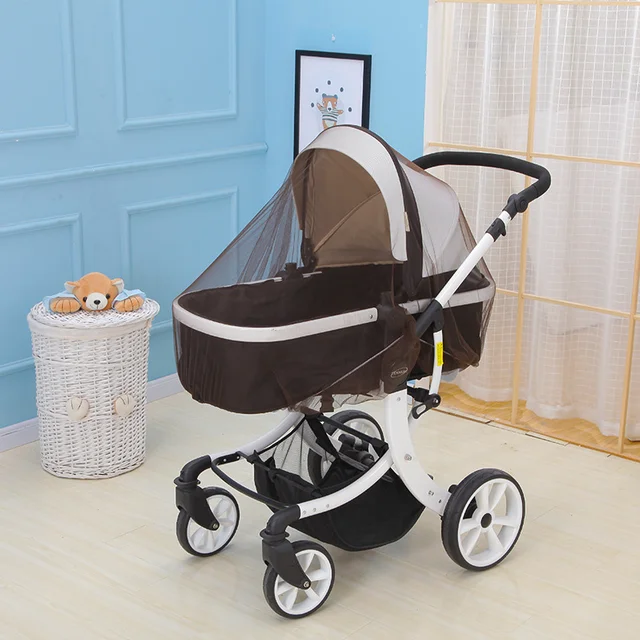 Safe Baby Crib Netting Mosquito Net Children Pushchair Anti-bug Netting Infant Protection Mesh Stroller Accessories Stroller 6