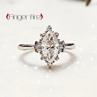 vintage white diamond womens ring wedding anniversary gift beach party jewelry