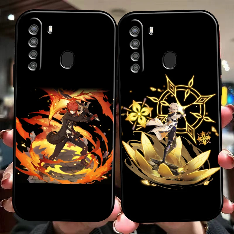 

Genshin Impact Project Game Phone Case For Samsung Galaxy S8 S8 PLus S9 S9 Plus S10 S10E S10 Lite 5G Plus Coque Black