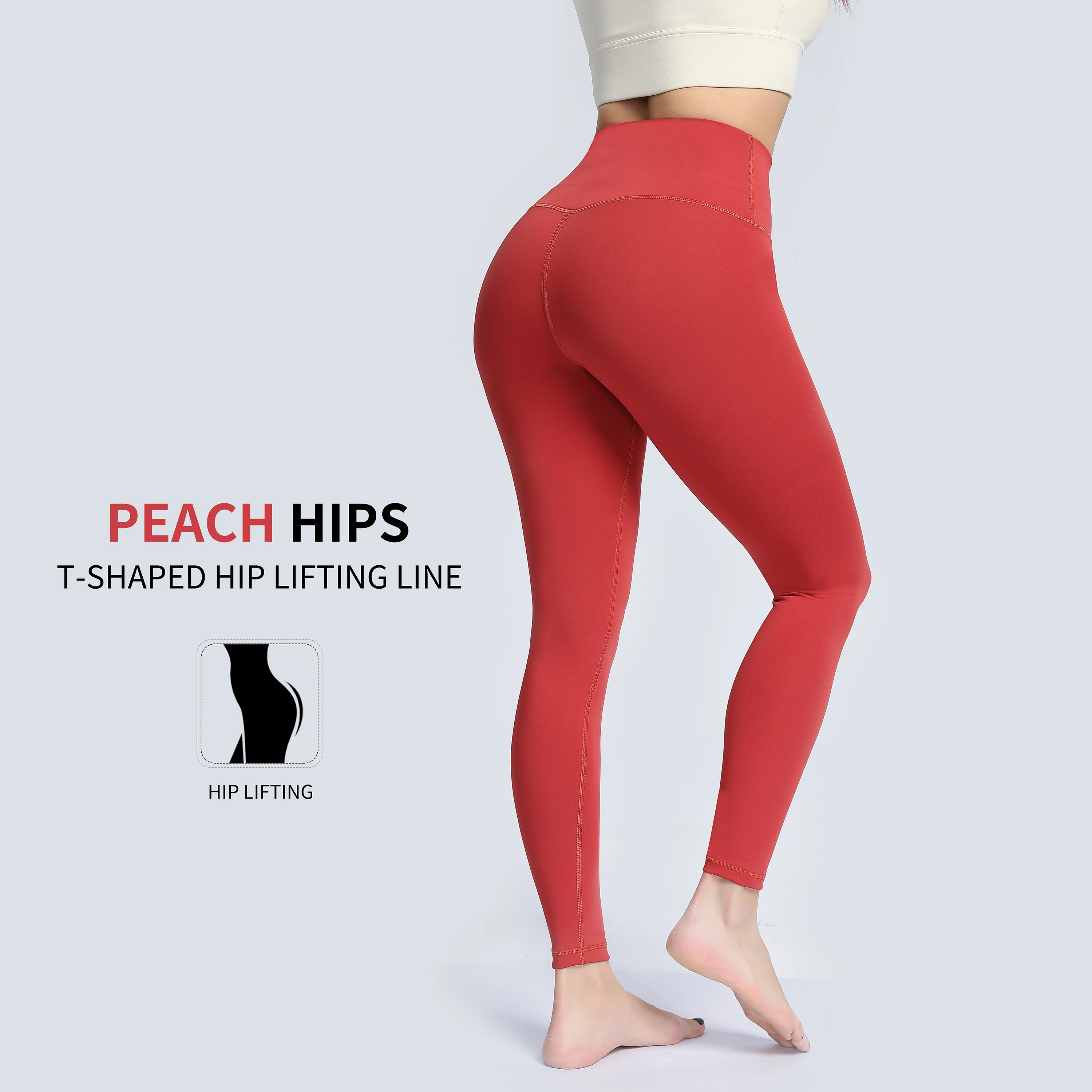 IWUPARTY High Waisted Yoga Pants No Front Seam Buttery Soft Tummy Control 7/8 Length Workout Sports Leggings for Women