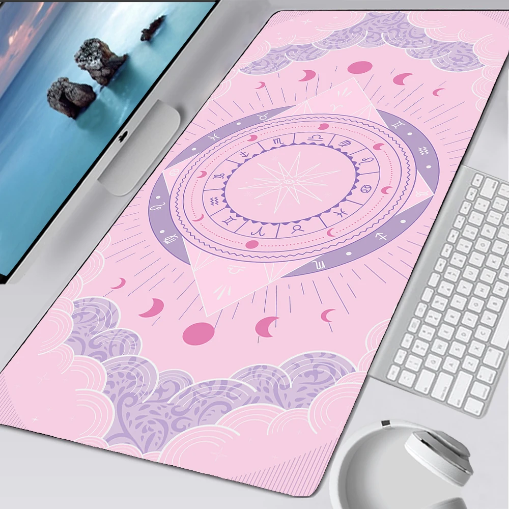 

Astrogram Desk Pad Mouse Pads Gamer Office Accessories Mousepad Table Computer Anti-slip Carpet Cost-effective Lock Edge Carpet