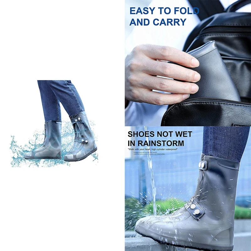 

Shoe Covers For Rain,Waterproof Shoe Covers,Rain Boot For Adults,Reusable Non Slip Shoe Covers, Boot Covers