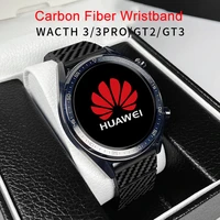 universal carbon fiber watchband for huawei watch gt2 pro lightweight band for huawei watch3 pro gt3 gt runner top quality strap