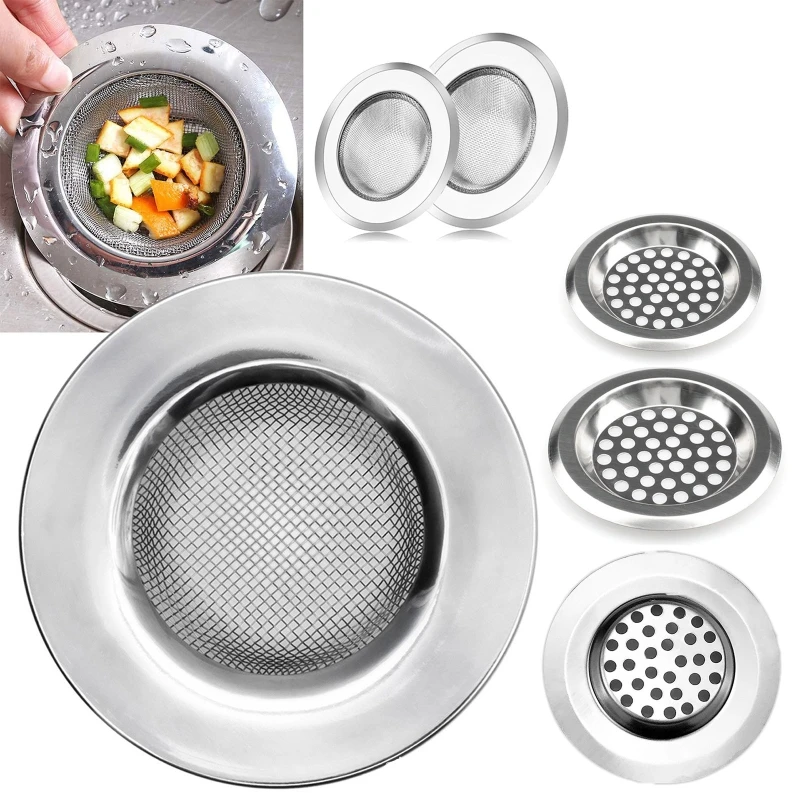 

Stainless Steel Sink Strainer Fine Mesh Kitchen Sink Strainer Fits Most Kitchen Sink Bathroom Bathtub Shower Drain 87HA
