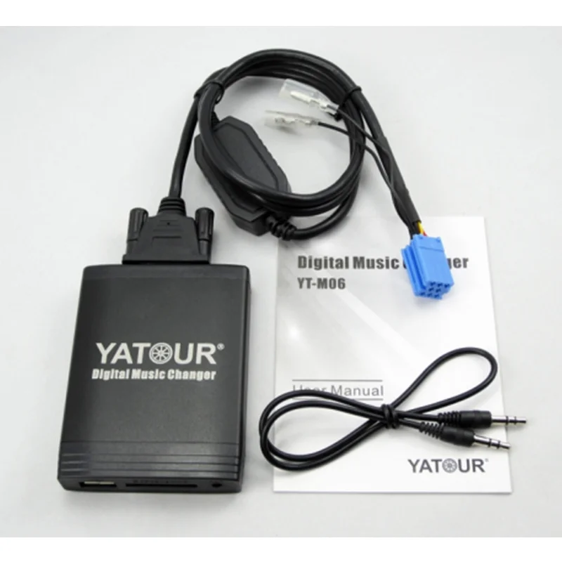 

Автомобильная аудиосистема USB Yatour YT-M06 SD AUX для RD3 Peugeot Citroen RB2 RM2, mp3-плеер, радиоадаптер, цифровой музыкальный переходник