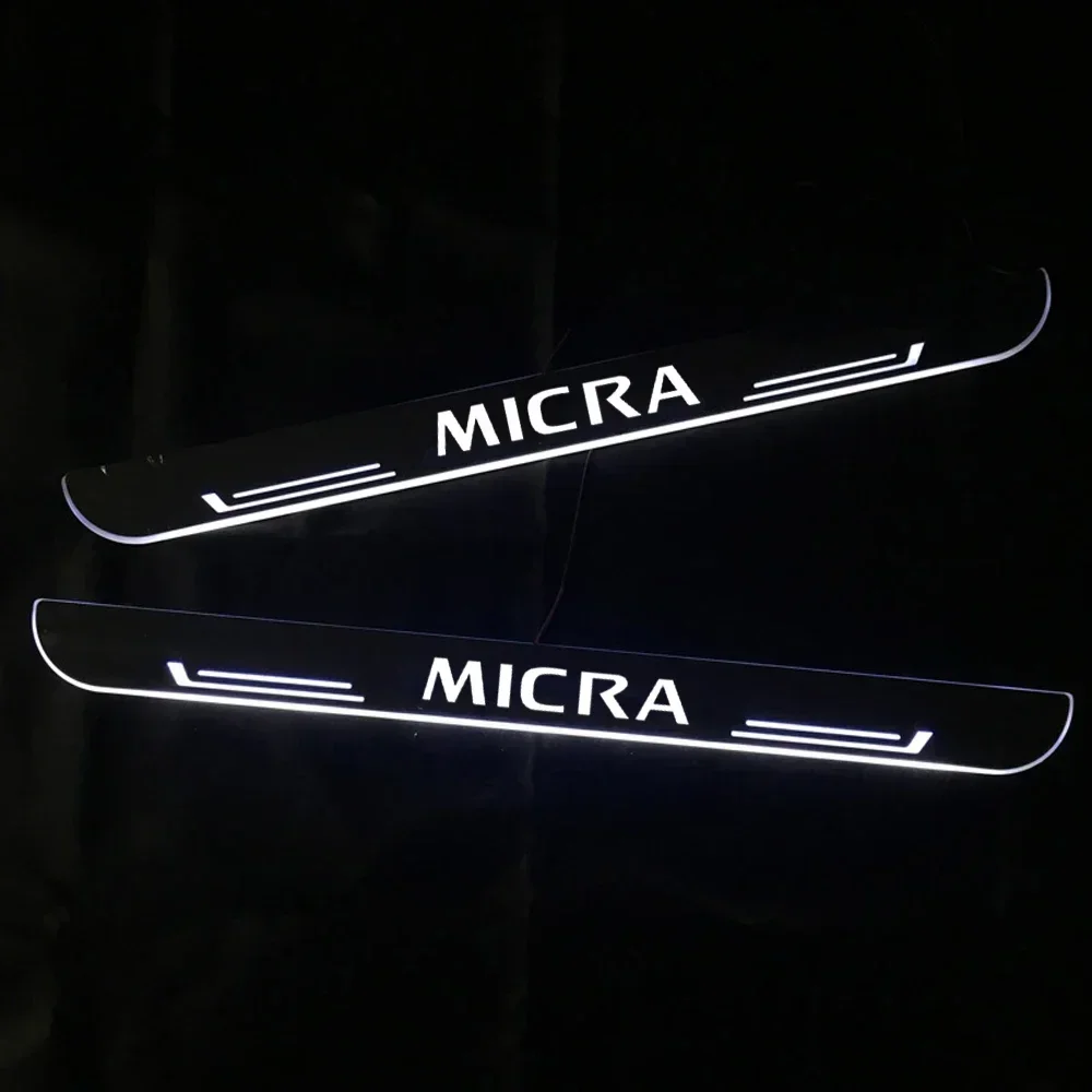 USB Power LED Авто Добро пожаловать педаль стример лампа для Nissan Micra беспроводной