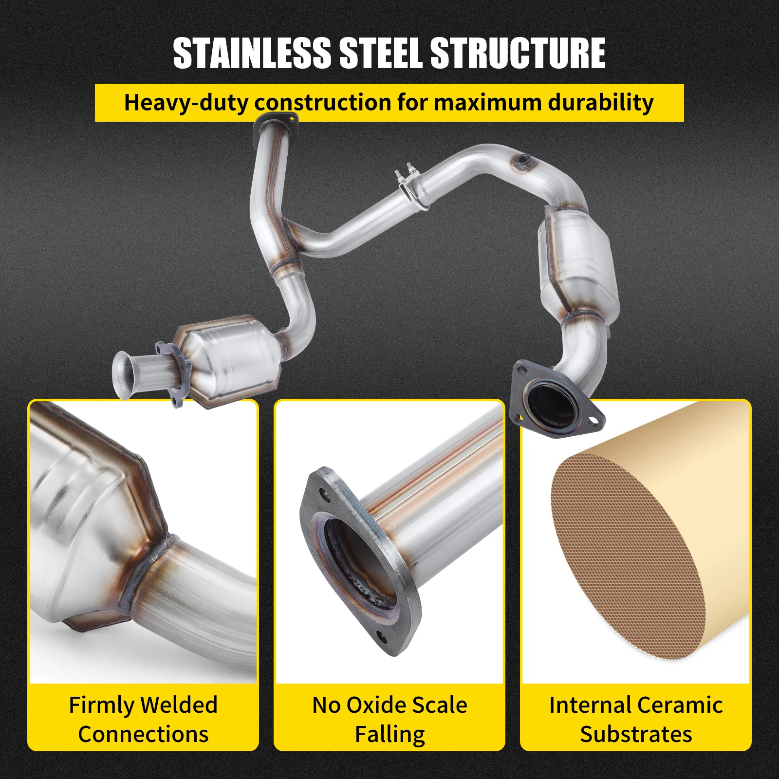 Автомобильный каталитический конвертер выхлопная система коллектор подходит