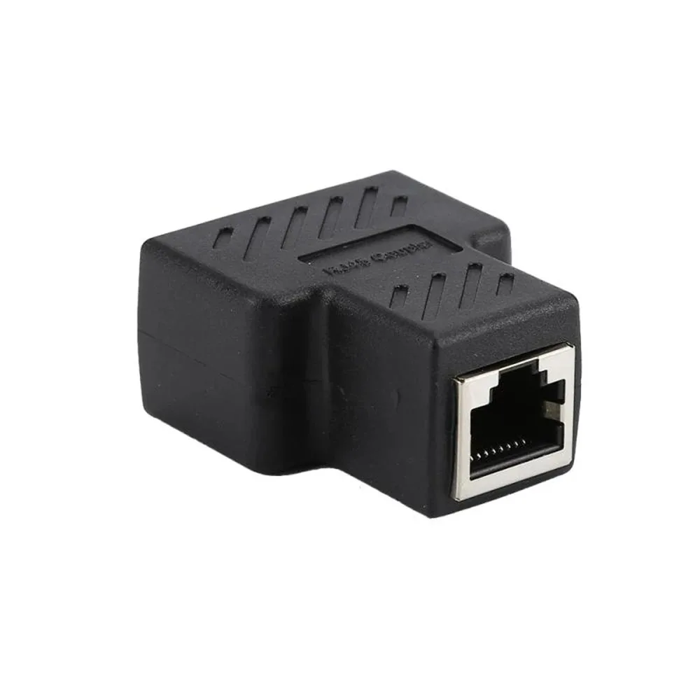 Сетевой кабель Ethernet RJ45 1-2 шт., гнездовой разветвитель, адаптер, соединитель, удлинитель, вилка, подключение к тройнику (art.: 3920c8d565d74) - 3920c8d565d74