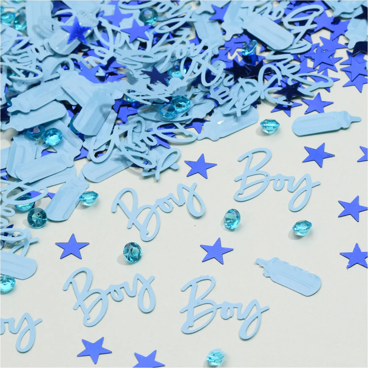 Baby Boy/Girl Confetti Babyshower Decoration Acrylic Diamond
