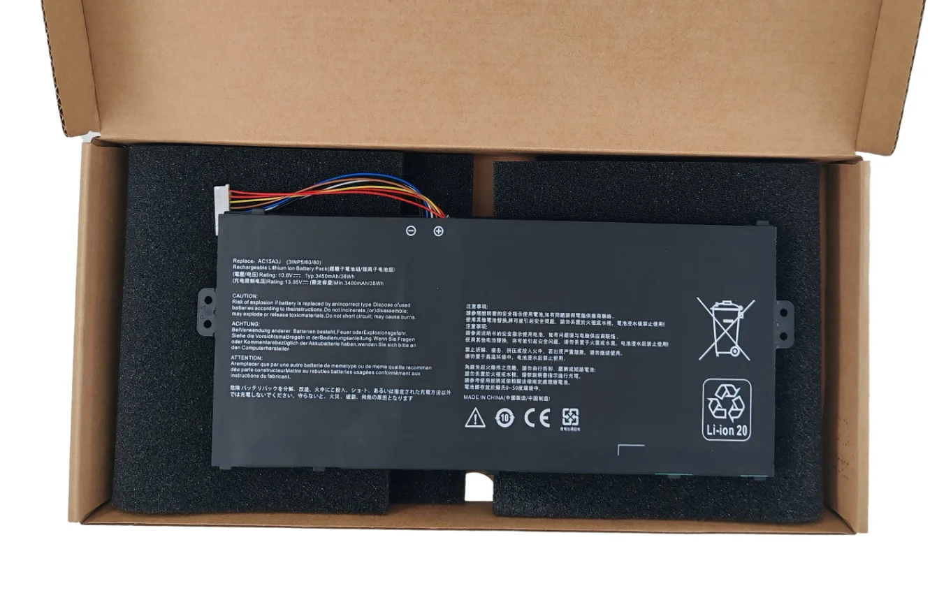 Аккумулятор для ноутбука AC15A3J AC15A8J для Acer Chromebook11 CB3-131 CB311-8H CB311-9H CB3-132 CP311 10.8V 36Wh 3490mAh (art.: 3920da3f65974) - 3920da3f65974