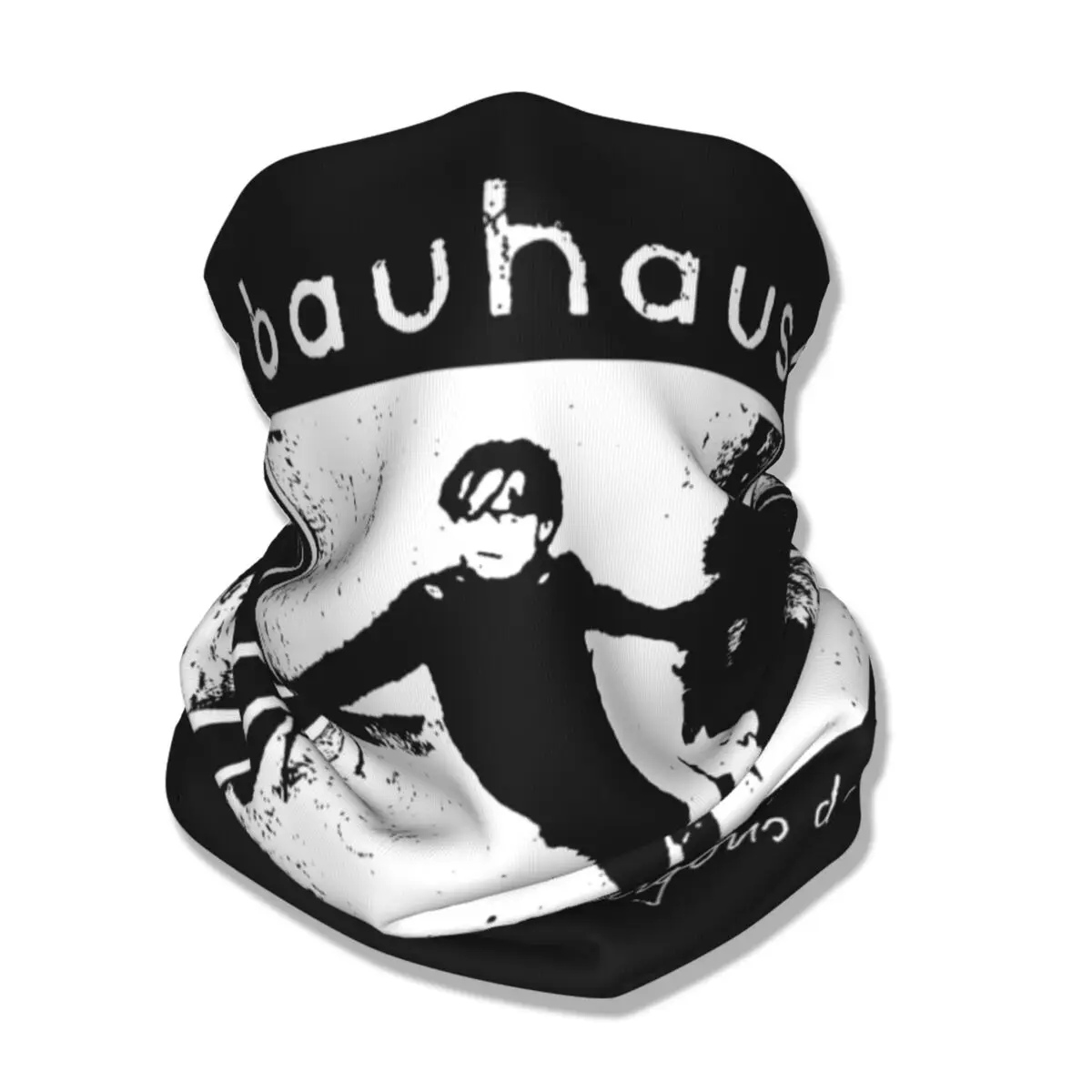 Бандана Bauhaus для рок-музыки накидка на шею шарф с принтом теплая повязка голову