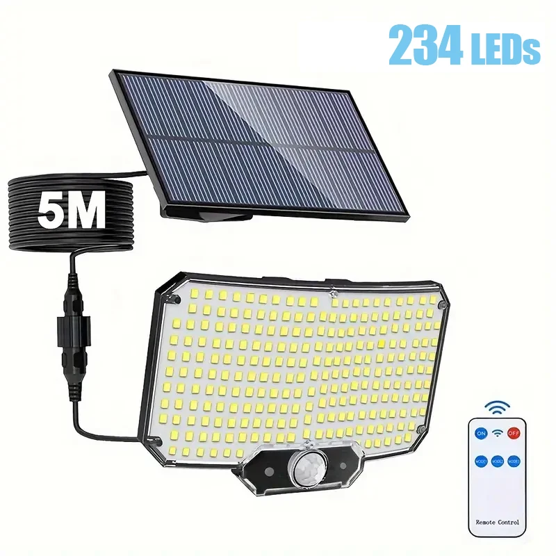 

Солнечный светодиодный светильник с датчиком движения