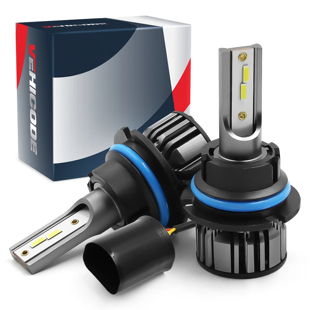 

9004 HB1 LED Headlight Bulb High Low Beam 6000K White 12V Car Automotive Hi/Lo Light Headlamp Replacement Conversion Kit (2 Pack