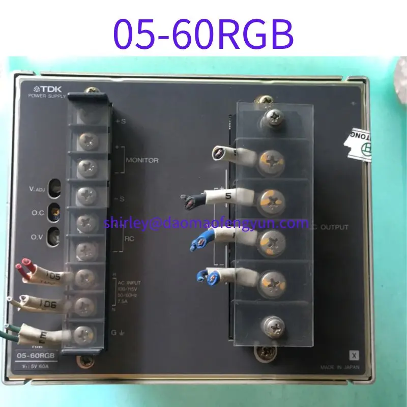 Подержанный блок питания TDK 05-60RGB вход 100/115 в выход 5 60 А