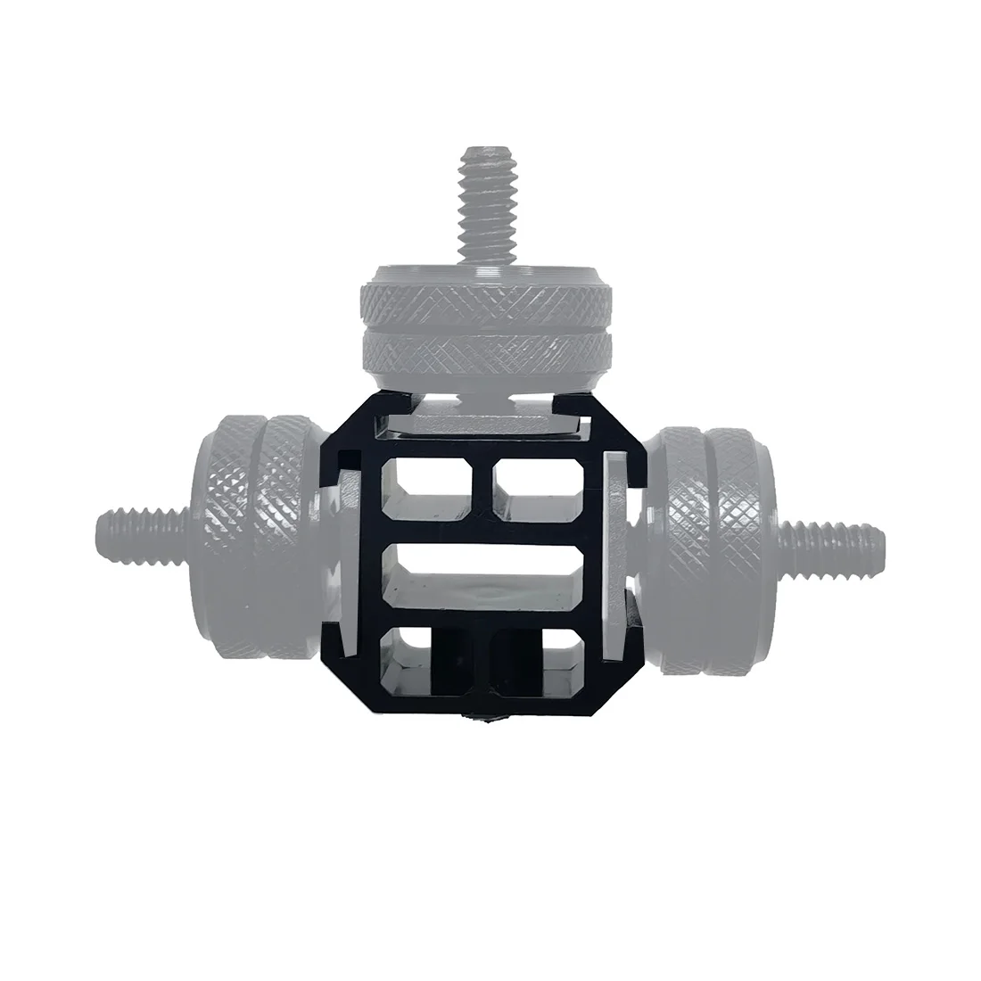 Тройное крепление для холодного башмака FEICHAO с винтовым отверстием 1/4, микрофон для фото-и видеосъемки, адаптер для крепления монитора, для экшн-камеры Gopro