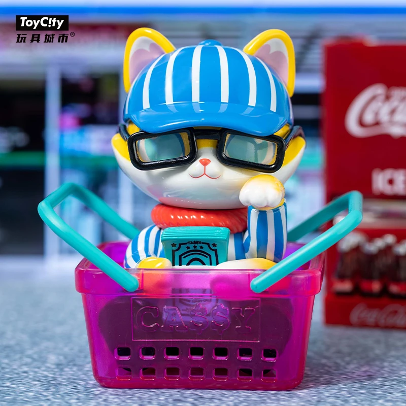 

Cassy Cat 24H Convenience Store Super Blind Random Box Mystery Box Caixa Guess Bag Kawaii Desktop Model Ornanment Desktop Gift