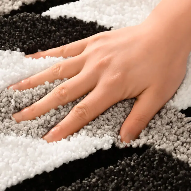 Роскошные ковры для ванной супер впитывающие коврики ног ворсистые Нескользящие