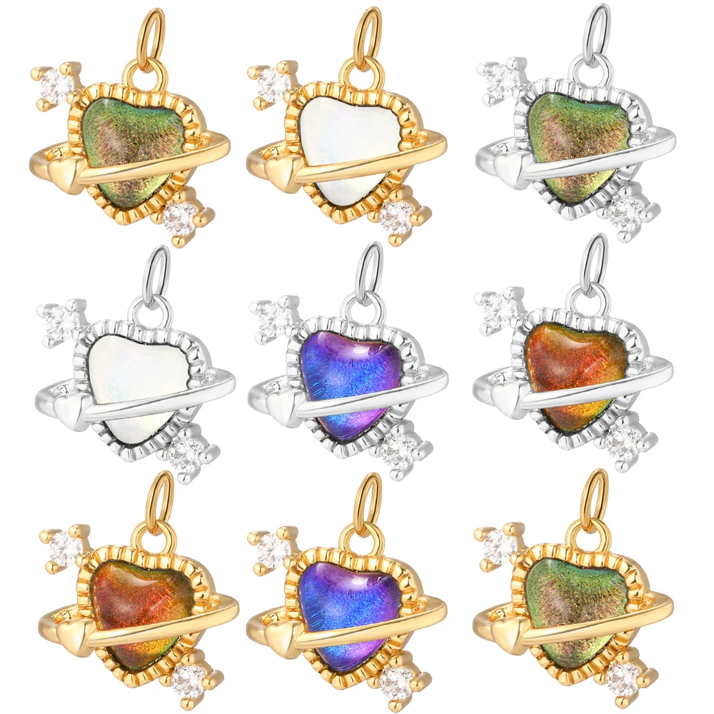 

Fashion Shiny Big Crystal Charms for Jewelry Making Supplies Bulk Diy Necklace Earring Bracelet Gold Color Plated Cubic Crafts