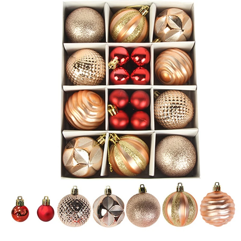 

Assorted Color Christmas Balls Christmas Tree Ornaments Balls Xmas Decorations Hanging Tree Pendants New Year Gift