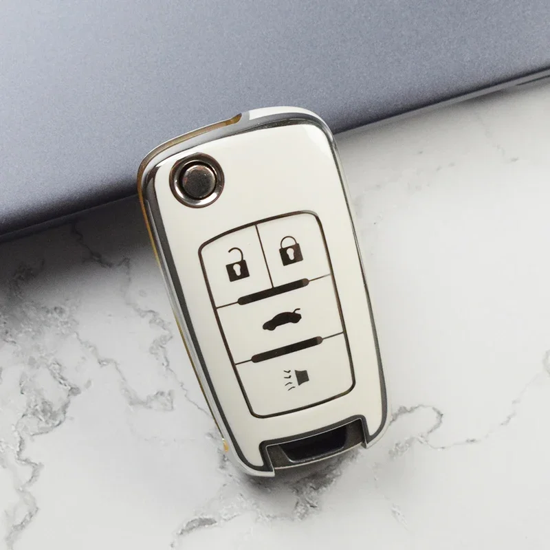 3/4/5 кнопок из ТПУ автомобильный брелок для ключей чехол Chevrolet Equinox Volt Cruze Impala Camaro