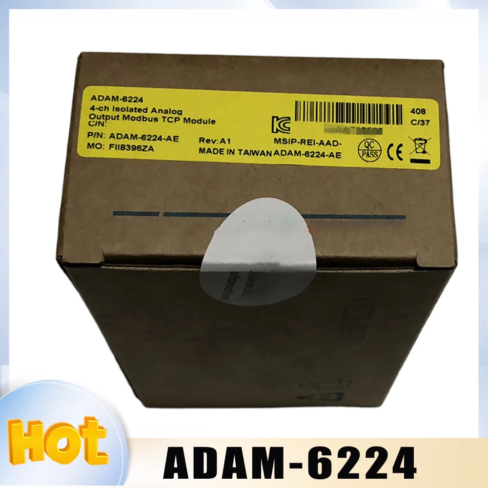 Для Advantech ADAM-6224-AE поддерживает четыре изолированных аналоговых модуля вывода