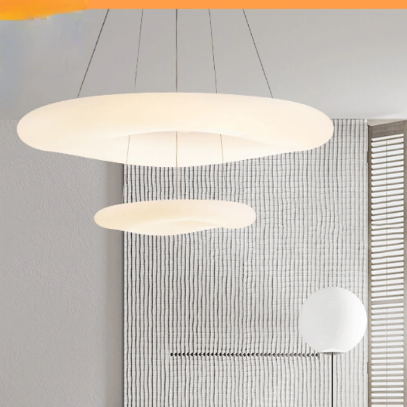

Living room chandelier modern simple LED dining room lamp bedroom creative minimalist household loft new double-layer Chandelier