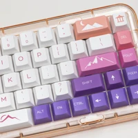 cherry profile alpenglow pbt dye subbed keycaps personalized keycap for mechanical keyboard cherry mx switch minimalist