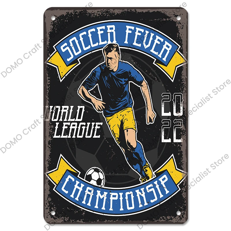 

Винтажная металлическая табличка CQDM DECOR, гольф, футбол, баскетбол