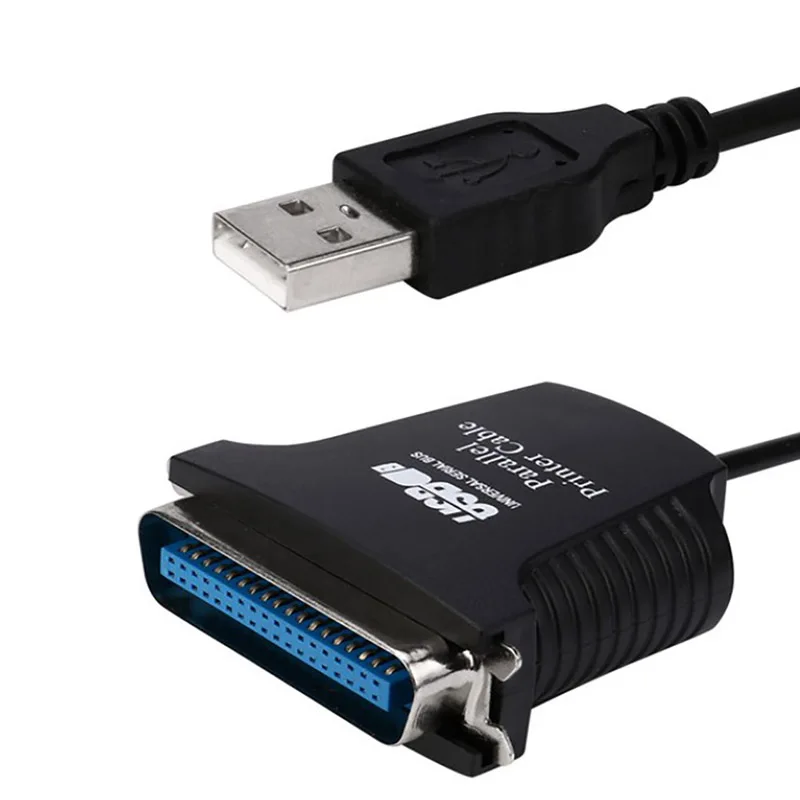 Фото USB 2,0-36-контактный параллельный кабель принтера IEEE 1284, адаптер, двунаправленный параллельный интерфейсный порт для компьютера, ПК, ноутбука №4