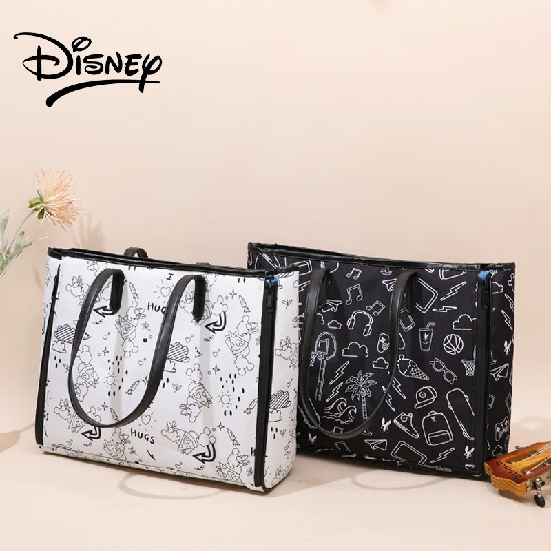 

2022 New Disney Diaper Bags for Mom Fashion Portable Mickey Luxury Tote Bag Large-capacity Multi-functional Mother and Baby Bag