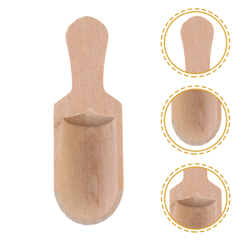 

Milk Tea Decorative Wooden Kitchen Salt Seasoning Durable Mini Honey