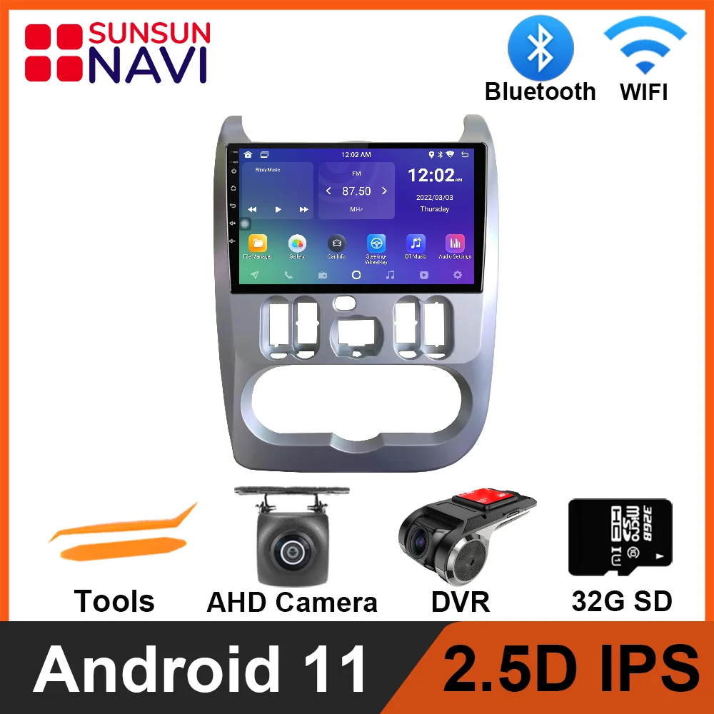 

Android 11 For Renault Logan 1 Sandero 2009-2015 Dacia Duster Car Radio Stereo Multimedia Navigation GPS Video Player DSP IPS