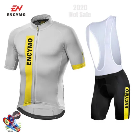 

Новинка, одежда для велокоманды ENCYMO, велосипедная Джерси, быстросохнущие мужские велосипедные рубашки, велосипедные Джерси с коротким рукавом