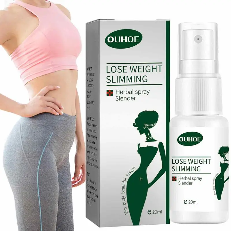 

Body Slimming Spray 1.05 Fl. Oz Skin Tightening Herbal Spray Fat Loss Spray Weight Loss Fast Fat Burner For Abdomen Legs Waist