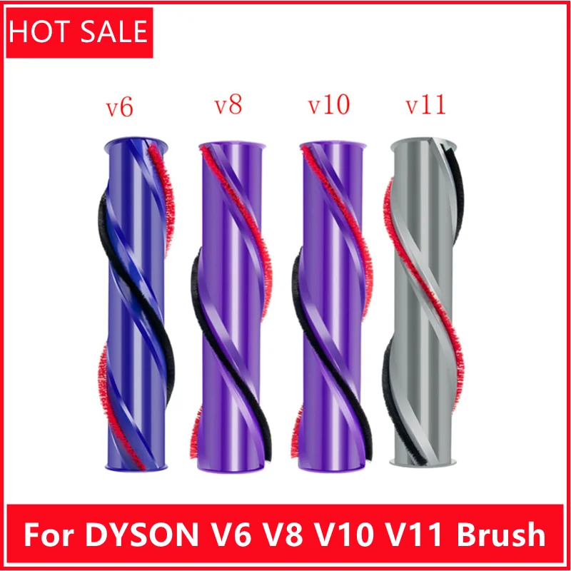 For DYSON V6 V8 V10 V11 Brush Roll Replacement Kit Compatible Cordless Brushroll Cleaner Head Brush Bar Roller 966821-01 Part