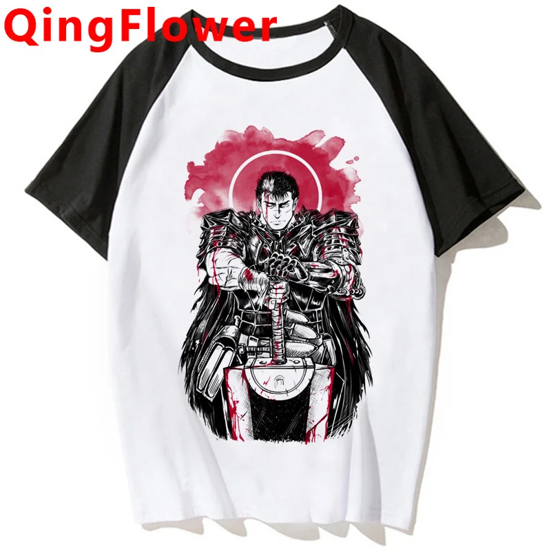 

Berserk Guts summer top men plus size harajuku 2020 white t shirt ulzzang t shirt clothes