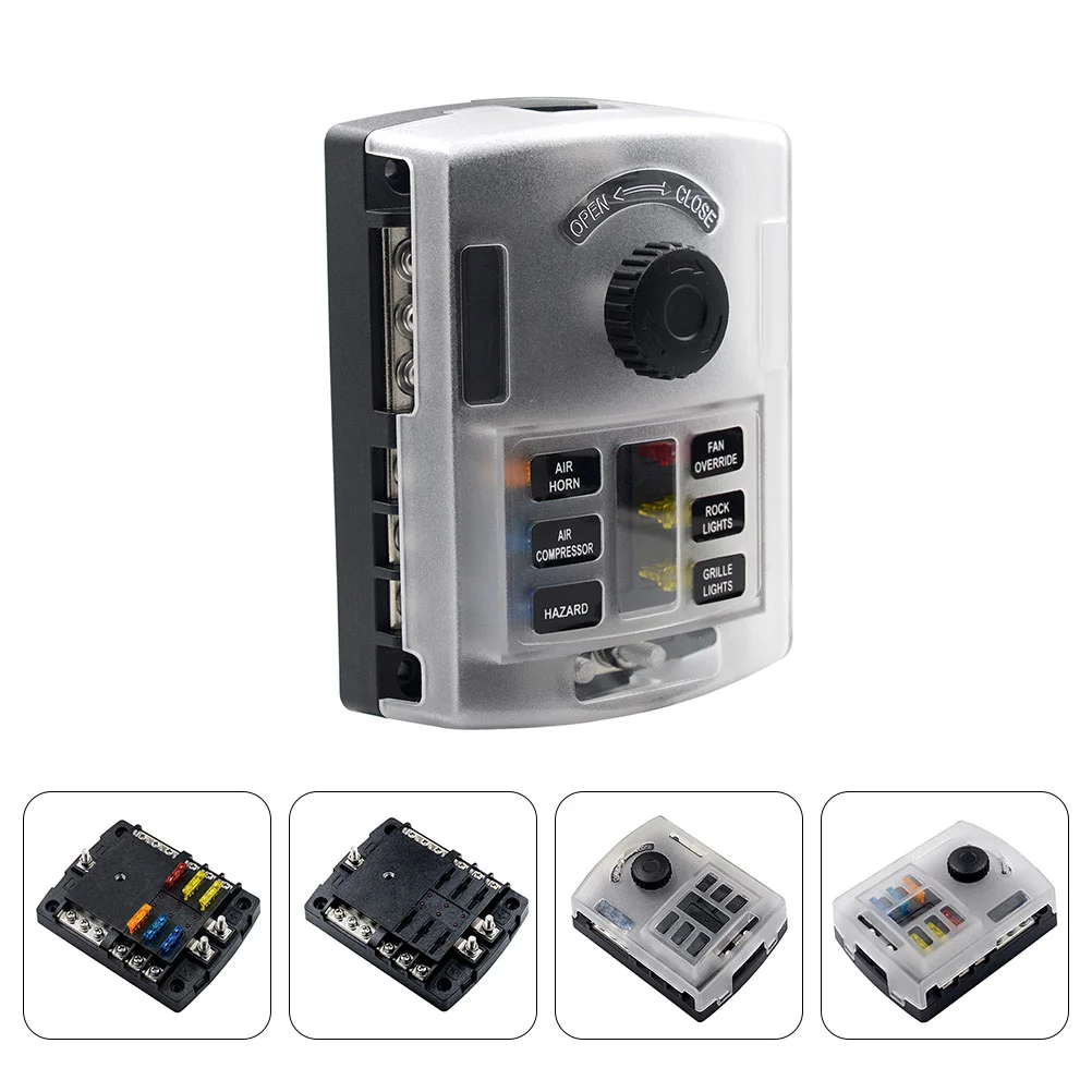 

1 Set Fuse Box Premium Sturdy Prime Fuse Case Fuse Box for Vehicle Car