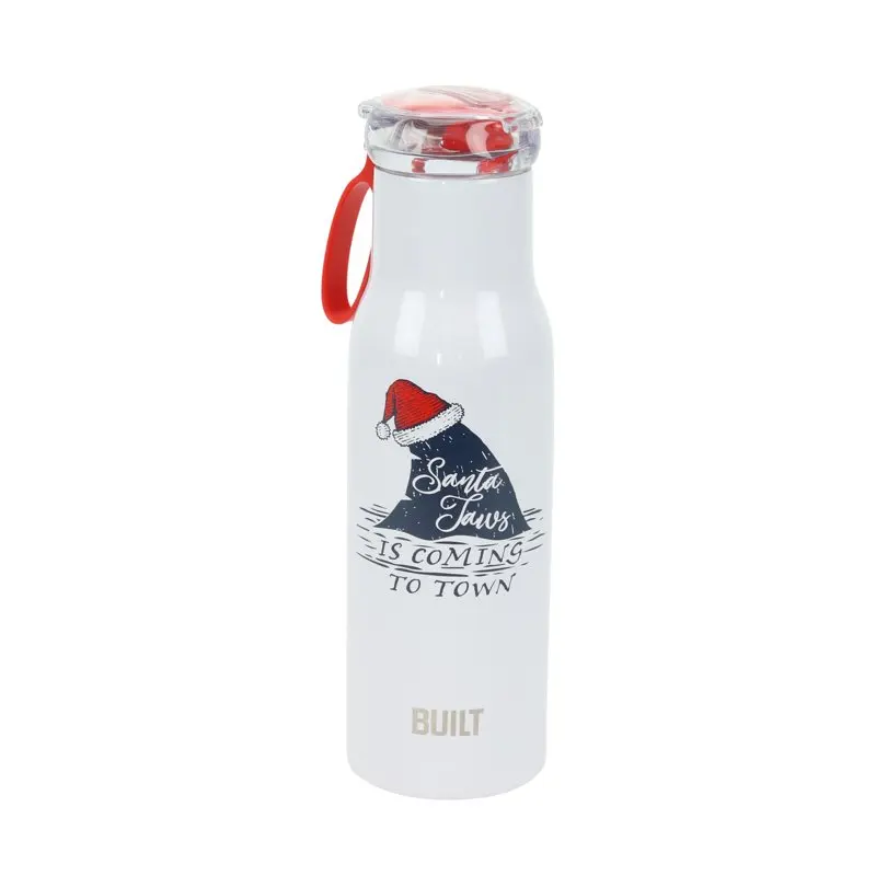 

Water Bottle 18oz Stainless Steel White