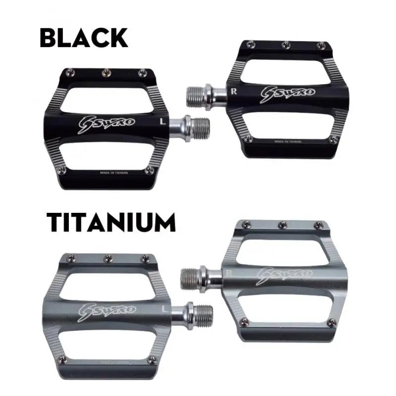 

Bicycle Pedal MTB Electroplating Aluminum Alloy Folding Pedal Non-slip Cleats Pedal Road Bike Pedal Clip Bike Accessories