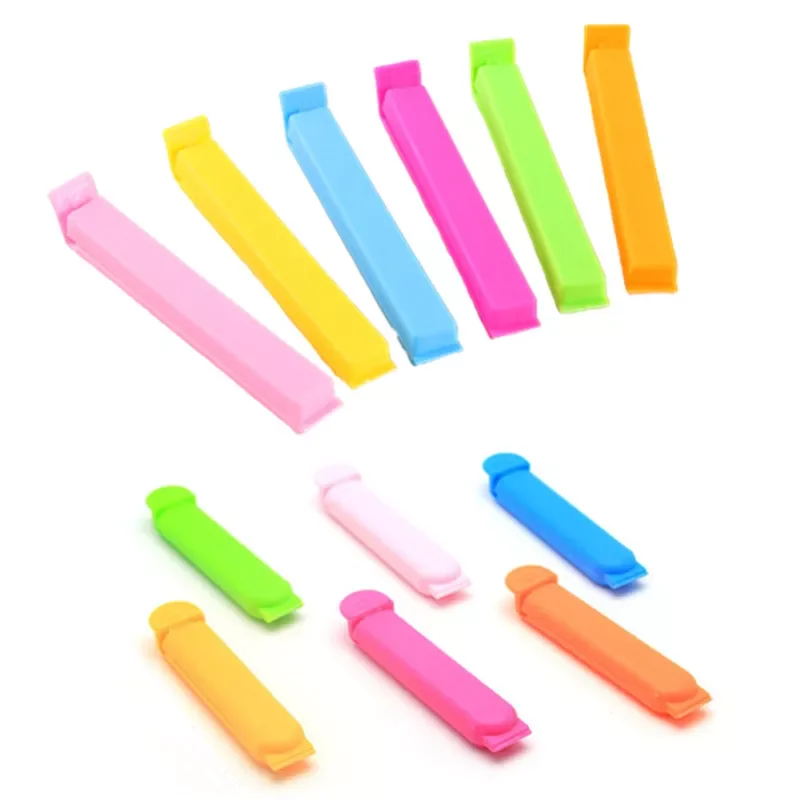 

Portable New Kitchen Storage Food Snack Seal Sealing Bag Clips Sealer Clamp Plastic Tool Kitchen Accessories Wholesale