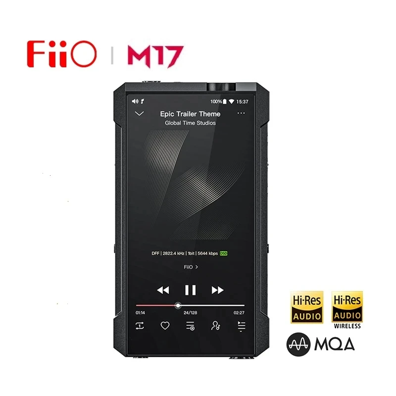 FiiO M17 Desktop-Class with Dual ES9038PRO /Android 10 5.99inch/THXAAA-78+ DSD512 HiFi Bluetooth 5.0 Music Player