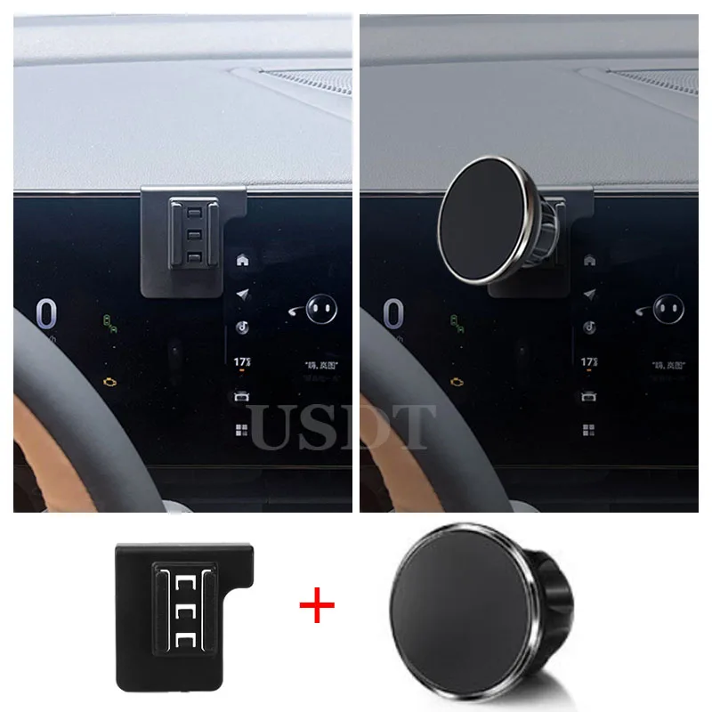 Автомобильный специальный держатель для телефона, магнитный кронштейн, основание для Voyah Free 2024 2025, подставка для беспроводной зарядки