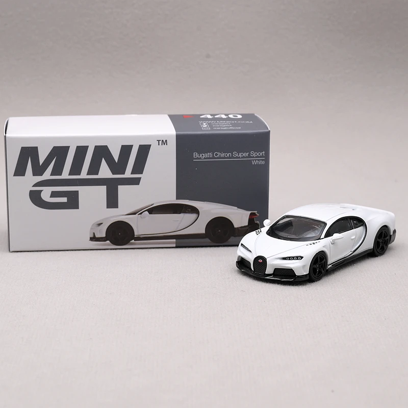

Mini Gt 1/64 Chiron Super Sports Alloy Diecasts Model Car Kids Toys 440