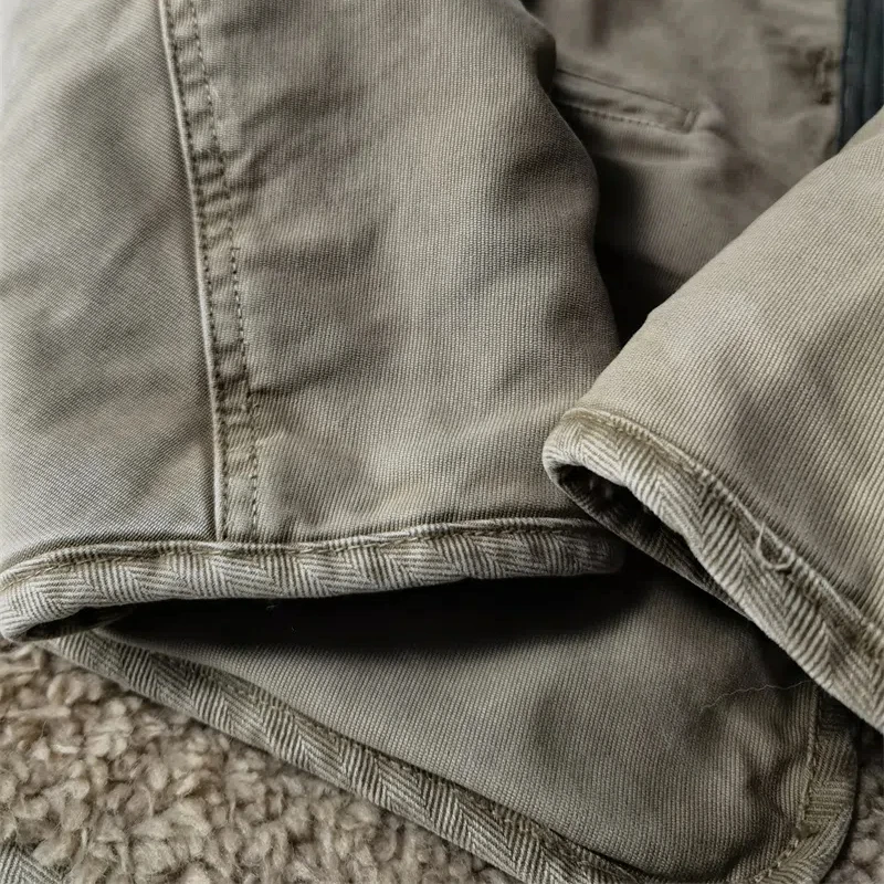 Винтажная стираная винтажная толстая шерстяная куртка High Street пальто свободные