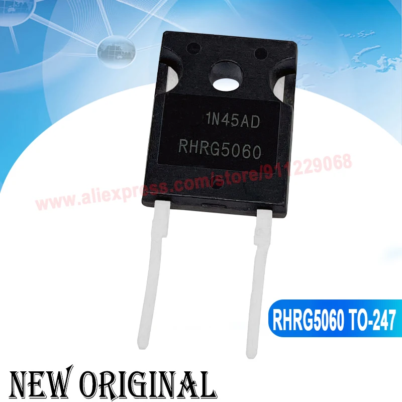 (5 шт.) RHRG5060 TO-247 600V 50A / 48N60M2 STWA48N60M2 650V 42A / FGH40T100SMD 1000V 40A / FGH80N60FD2 600V 80A TO-247
