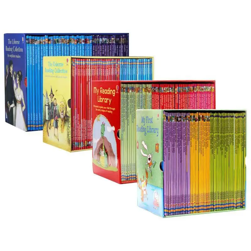 80Pcs My First Reading Library Children's English Reading Enlightenment Books Child for Kid's Gifts For Ages 5-8 Education Books