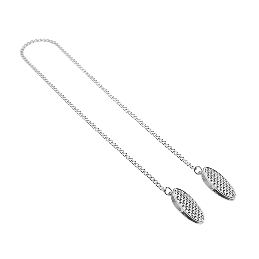 

Napkin Clips Bib Chain Clip Holder Neckdental Flexible Elderly Baby Tie Silver Mens Adjustable Adults Metal Dining Protectors