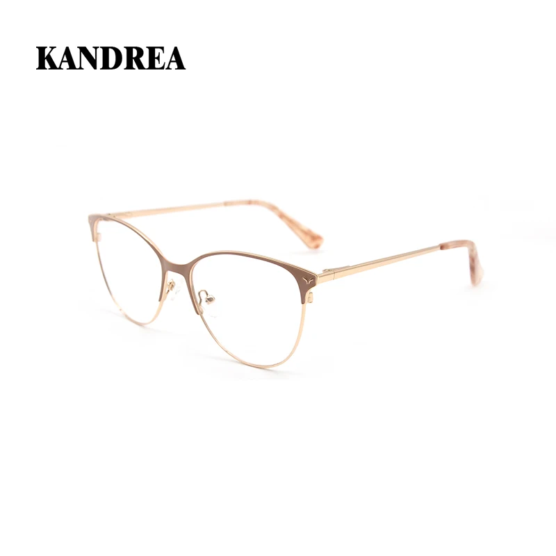 

KANDREA Cat Eye Lady Styish Glasses Frame Women Fashion Retro Optical Prescription Eyeglasses Myopia Spectacle Eyewear TL3595